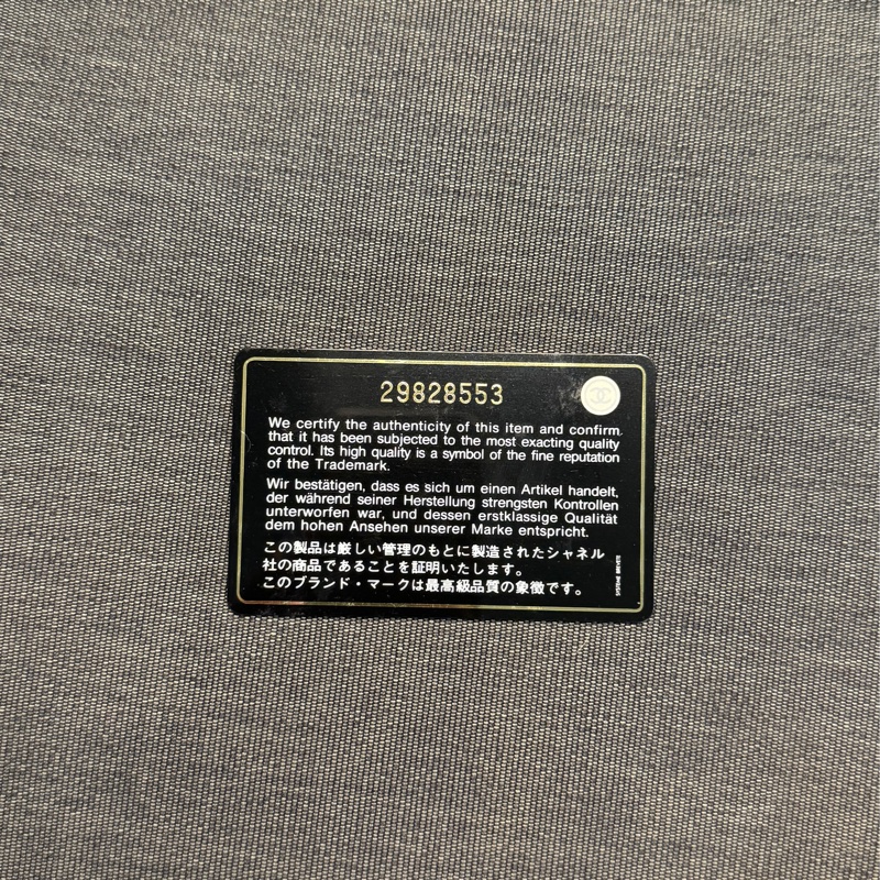 CHANEL 酒紅色卡包 單層卡包 小羊皮 小皮件 卡包-14