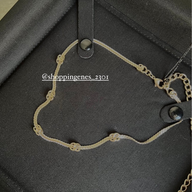 香奈兒 24B 金色 5 logo choker 蛇骨鍊❗️尚未抵台-1