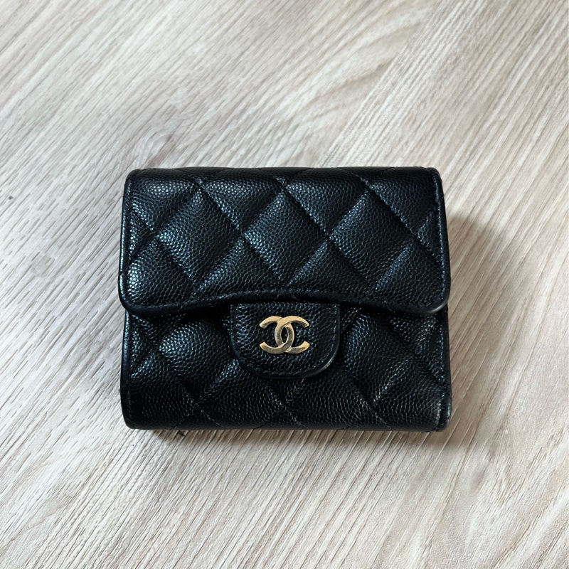 Chanel 荔枝金釦三折短夾 超級爆款❗️-1