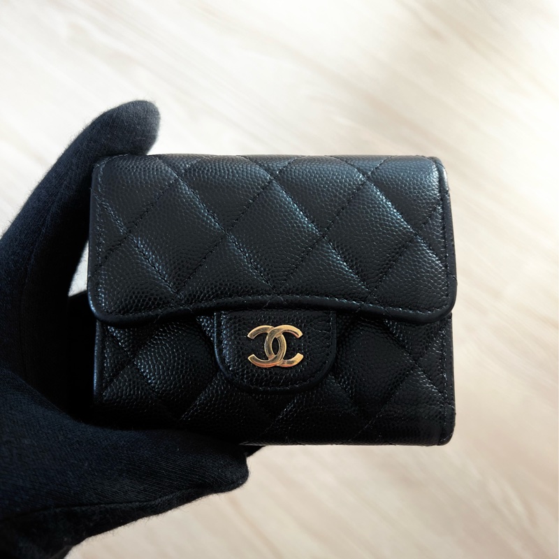 Chanel 荔枝金釦三折短夾 超級爆款❗️-5