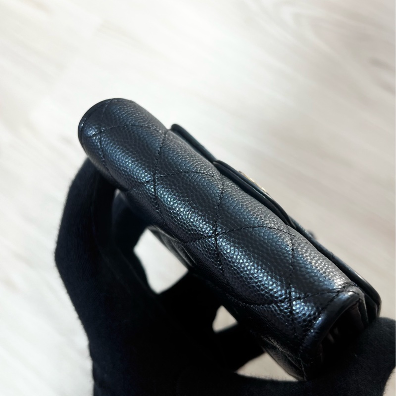 Chanel 荔枝金釦三折短夾 超級爆款❗️-8