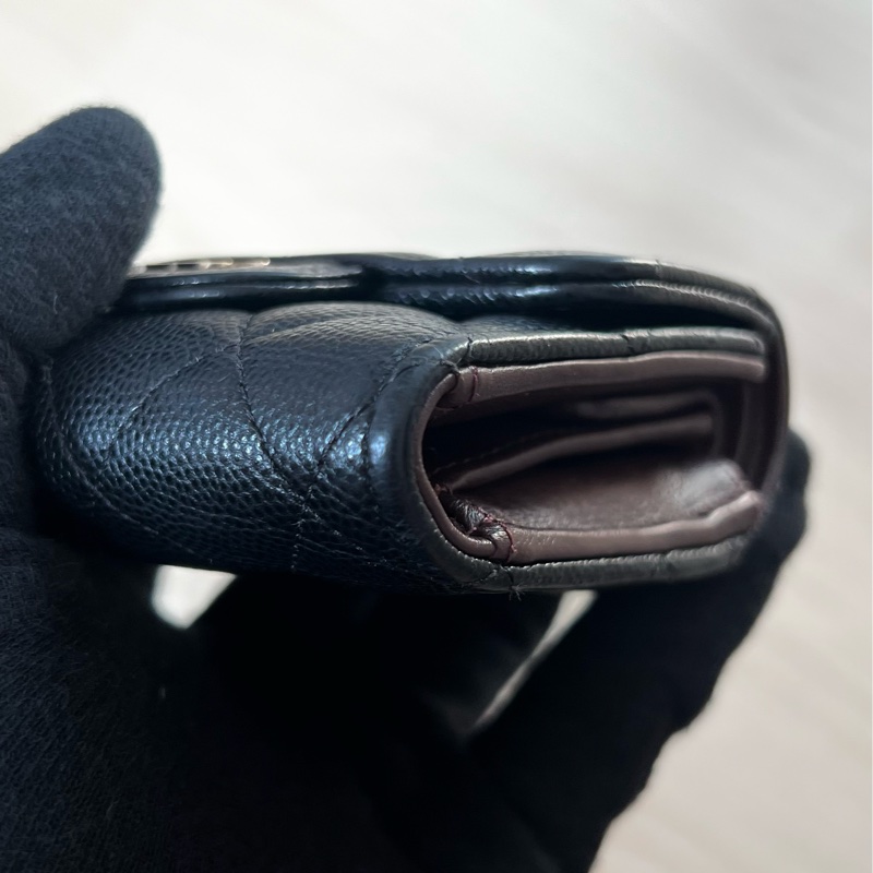 Chanel 荔枝金釦三折短夾 超級爆款❗️-9