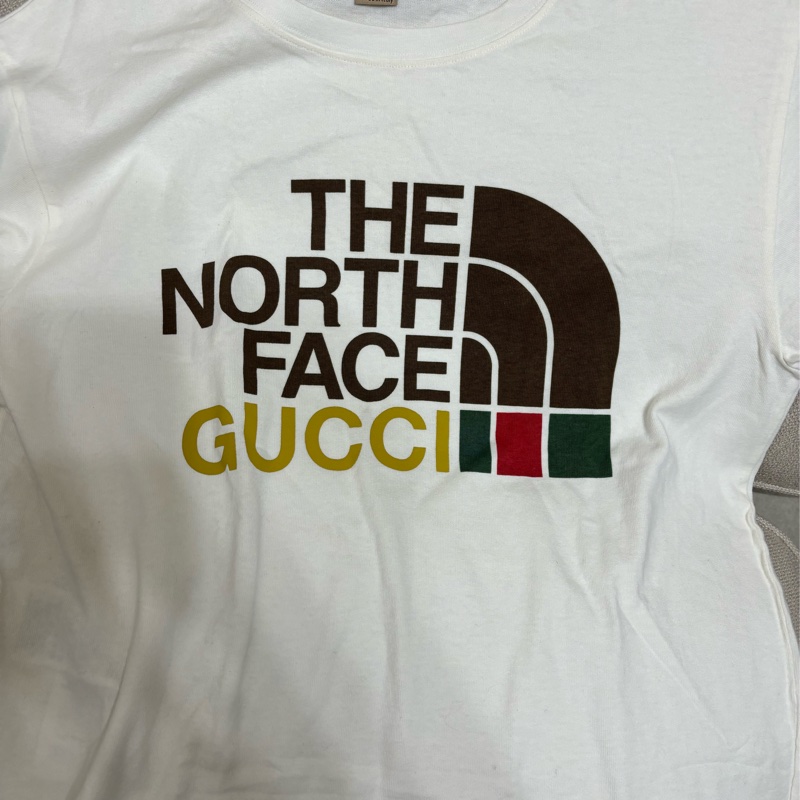 Gucci聯名the north face T恤-1