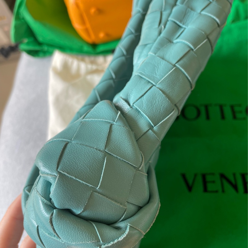 Bottega Veneta Mini Jodie 油畫藍 linoleum Intrecciato leather hobo bv-3