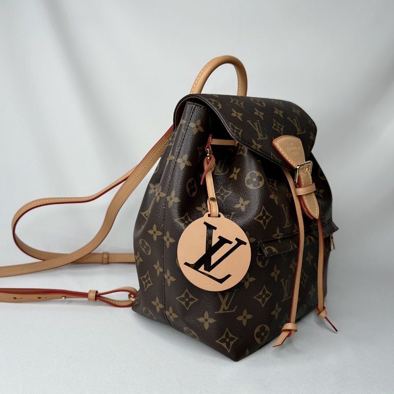 LV Montsouris PM老花雙肩背包-3