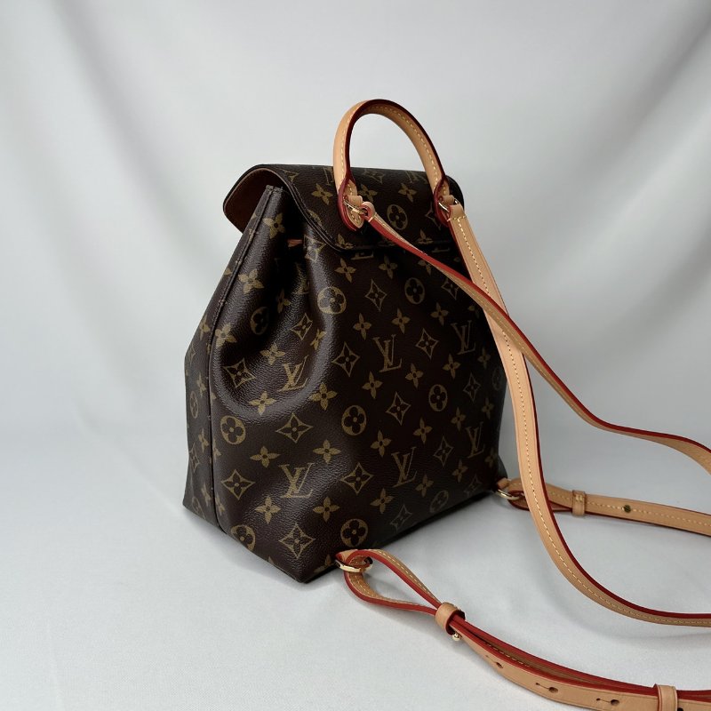 LV Montsouris PM老花雙肩背包-4