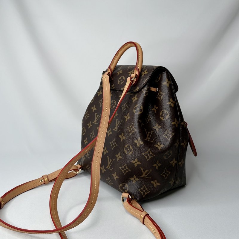 LV Montsouris PM老花雙肩背包-5