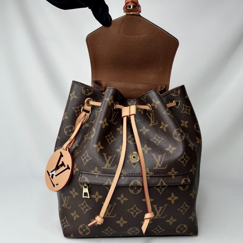 LV Montsouris PM老花雙肩背包-6