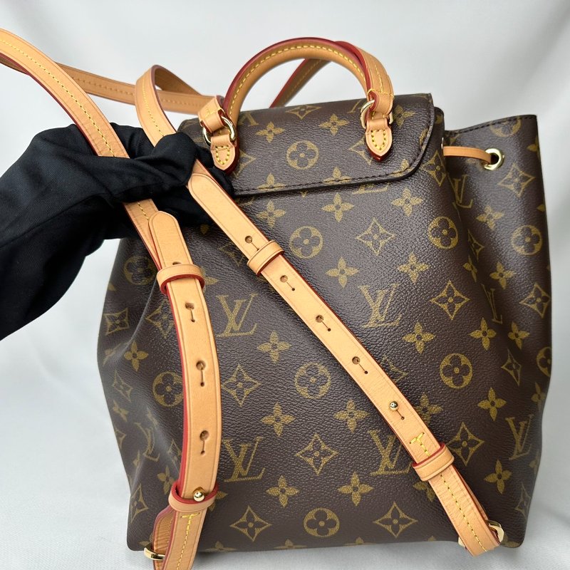 LV Montsouris PM老花雙肩背包-7