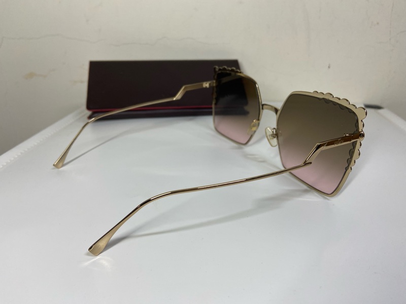 FENDI 廣告款 大方框 太陽眼鏡 (黑色)FF0259S-205-4