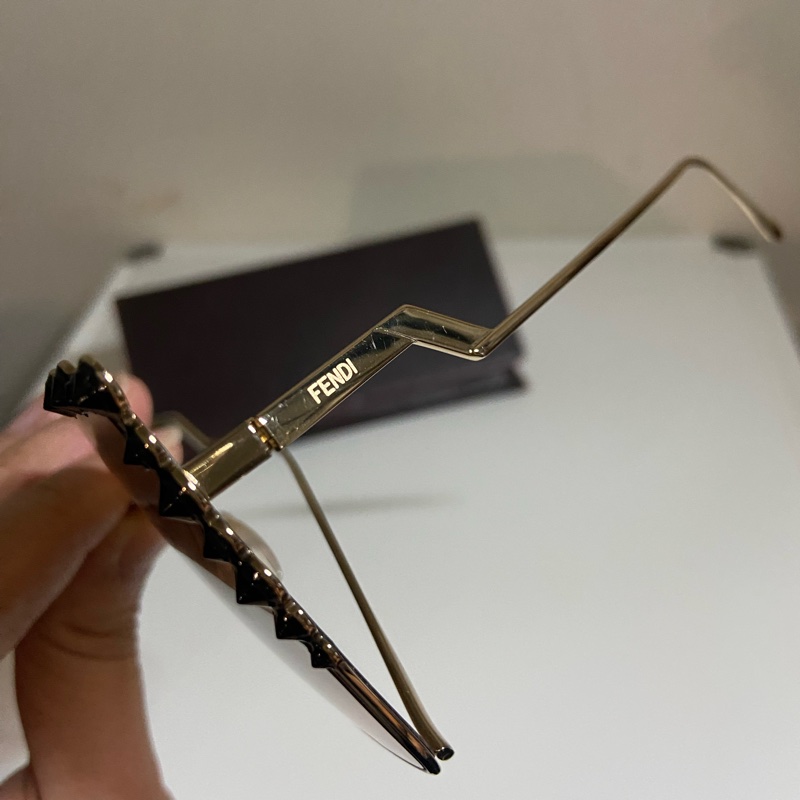 FENDI 廣告款 大方框 太陽眼鏡 (黑色)FF0259S-205-16