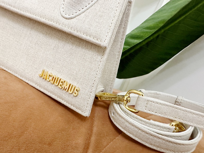 特價三天▪️JACQUEMUS 亞麻色 中號 肩背 手拿 包 奶茶-6