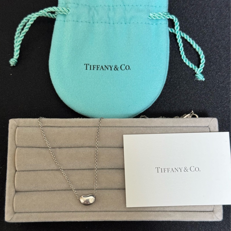 Tiffany小號相思豆純銀項鍊-0