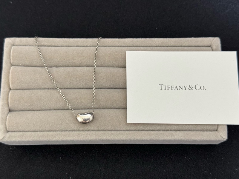 Tiffany小號相思豆純銀項鍊-1