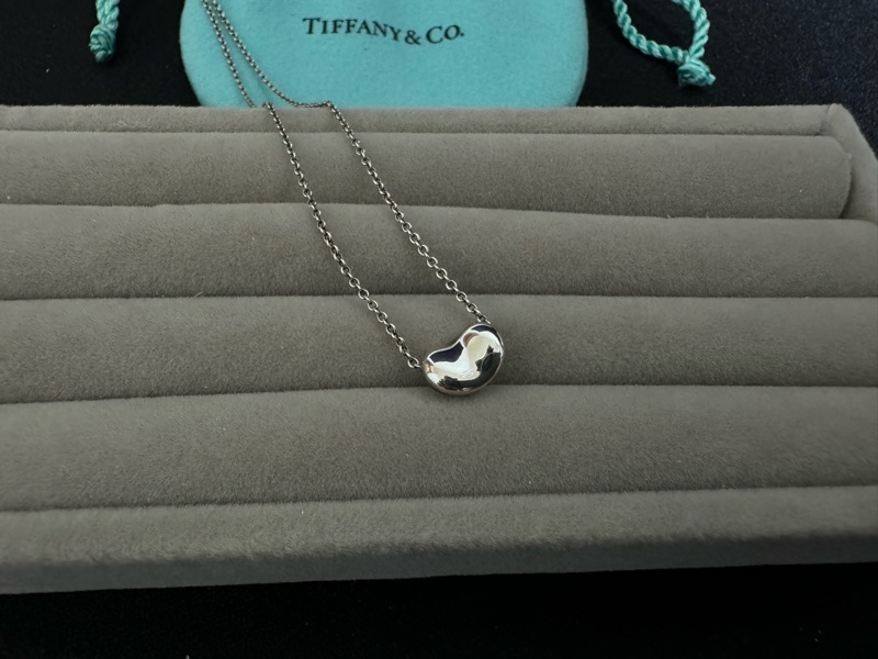 Tiffany小號相思豆純銀項鍊-2