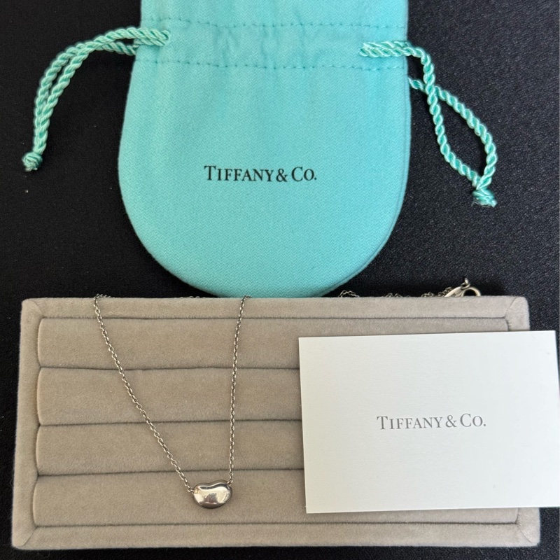 Tiffany小號相思豆純銀項鍊-5