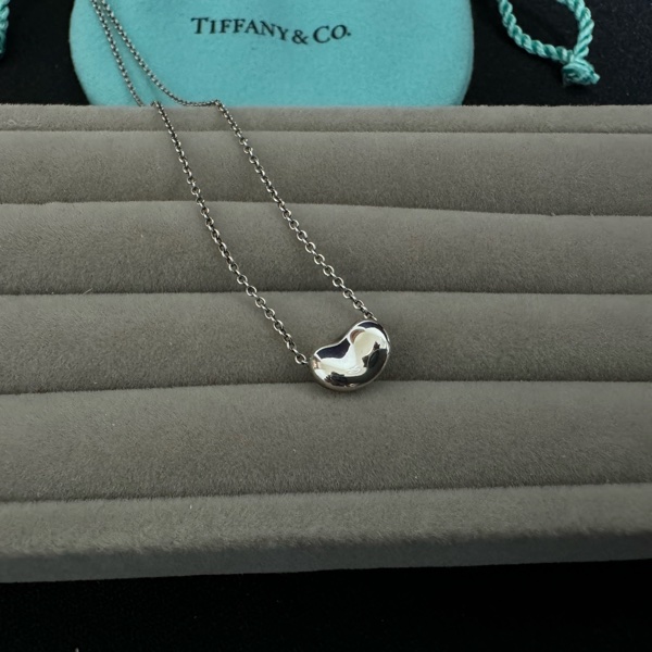 Tiffany小號相思豆純銀項鍊-6