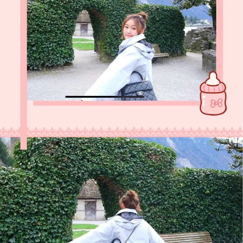 香奈兒 Chanel  24P春夏小球紋  手柄Kelly盒子  手提包  肩背包  斜背包黑色金釦-4