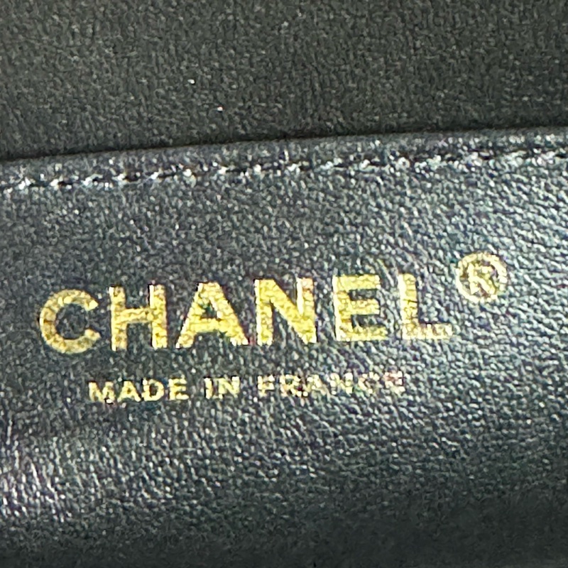 香奈兒 Chanel  24P春夏小球紋  手柄Kelly盒子  手提包  肩背包  斜背包黑色金釦-7