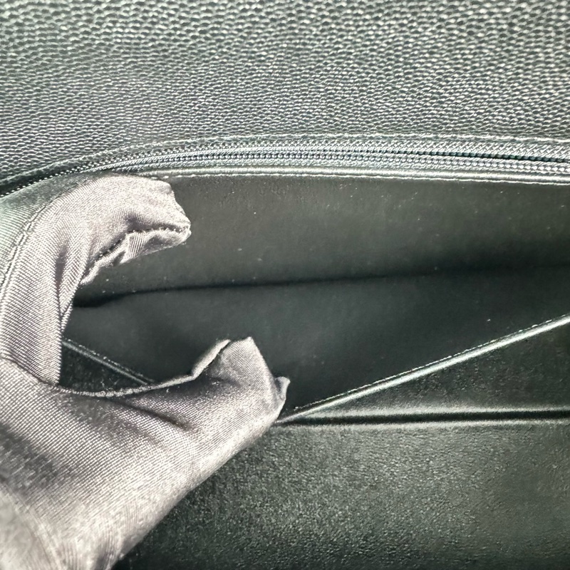 香奈兒 Chanel  24P春夏小球紋  手柄Kelly盒子  手提包  肩背包  斜背包黑色金釦-28