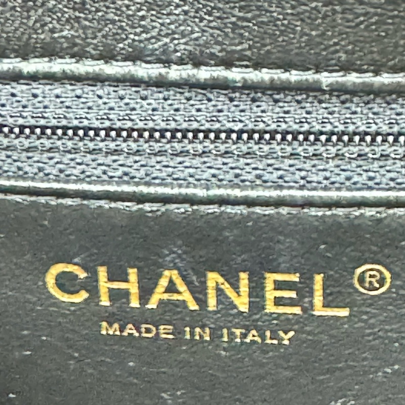 香奈兒 CHANEL荔枝牛皮米拼黑 磁釦束繩 小號雙肩背包 金釦 ⭕️膠膜幾乎未撕⭕️99新未使用收藏品⭕️-6