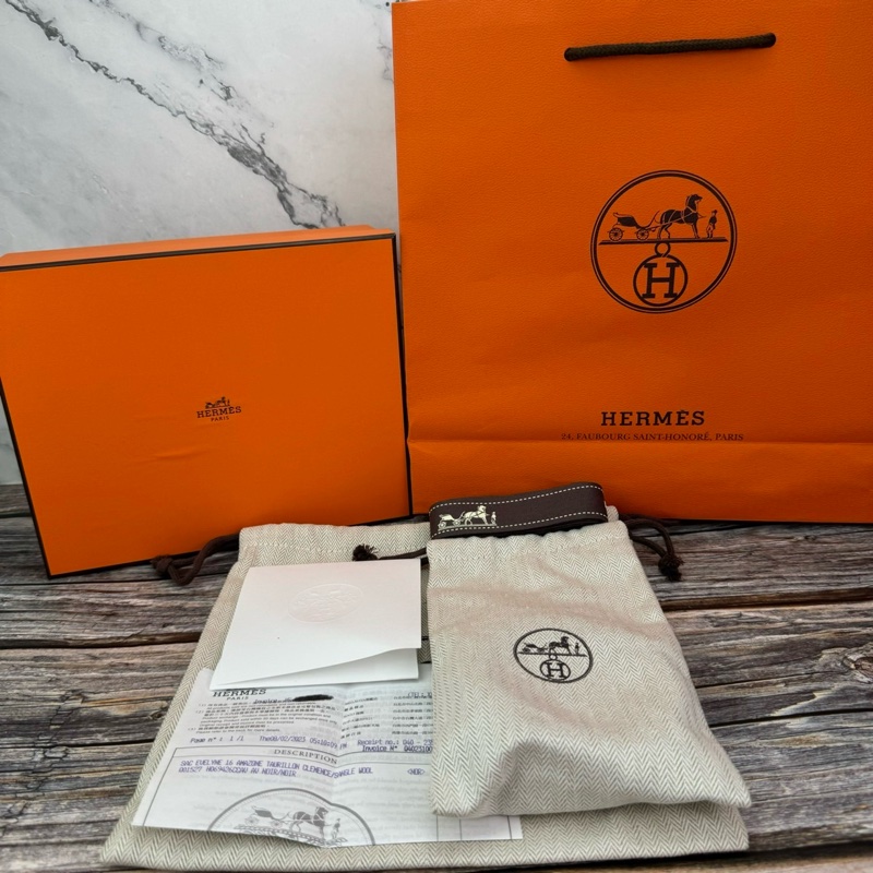 #HERMES Mini Evelyne 16 黑色金扣-2