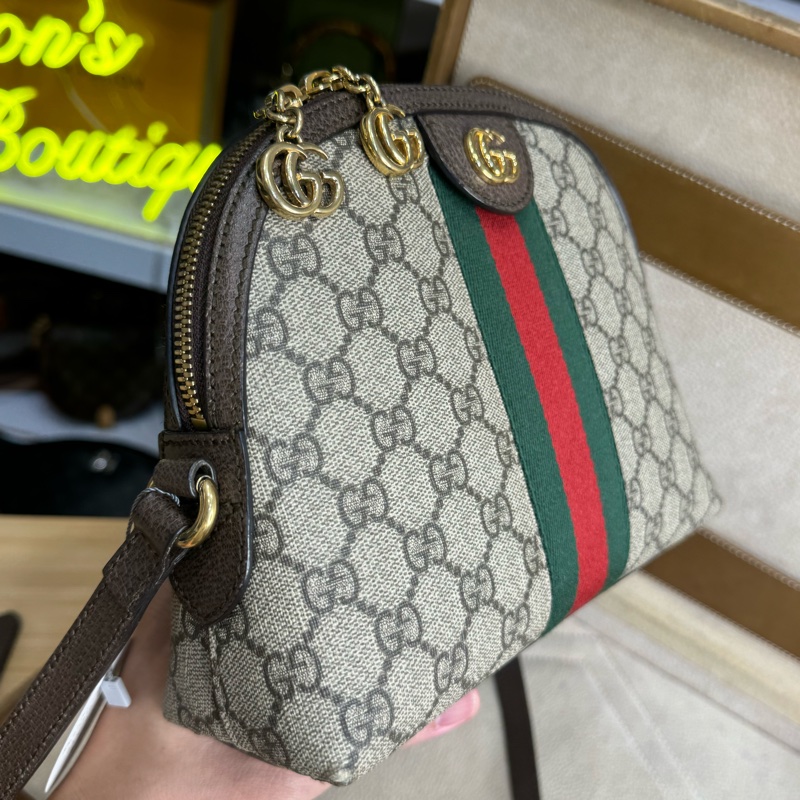 GUCCI Ophidia GG supreme 貝殼包/斜背包🤎近年爆款-2