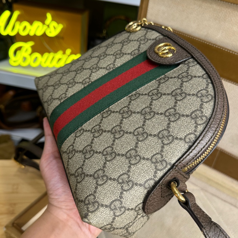 GUCCI Ophidia GG supreme 貝殼包/斜背包🤎近年爆款-4