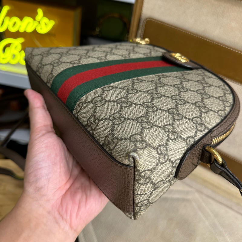 GUCCI Ophidia GG supreme 貝殼包/斜背包🤎近年爆款-5