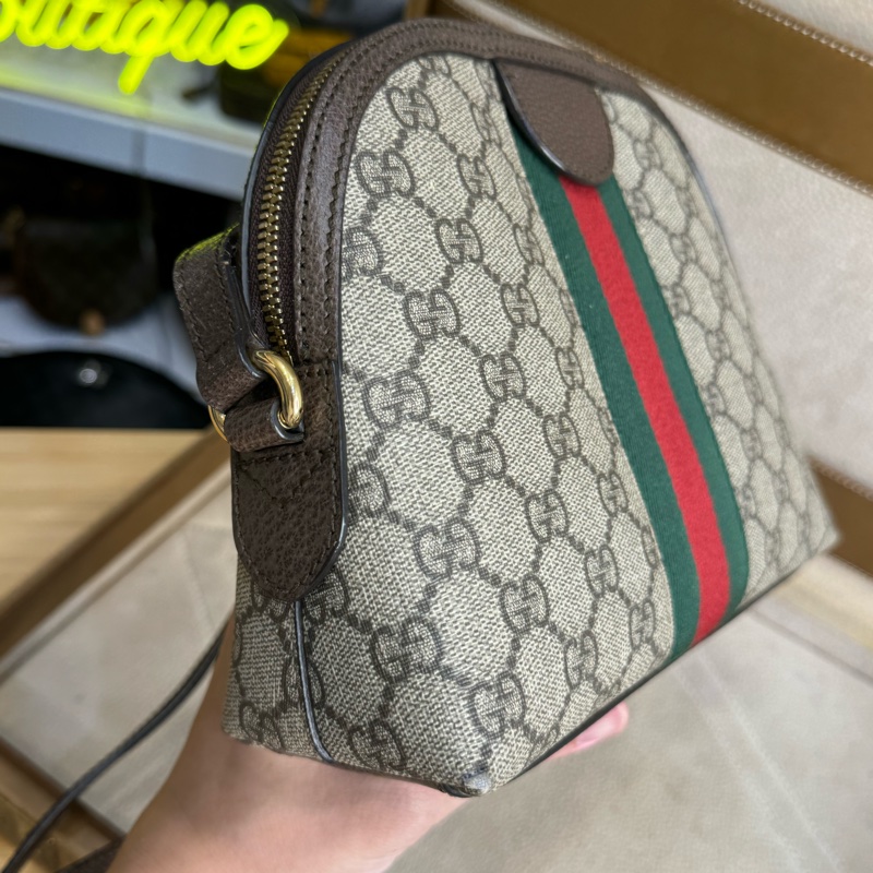 GUCCI Ophidia GG supreme 貝殼包/斜背包🤎近年爆款-7