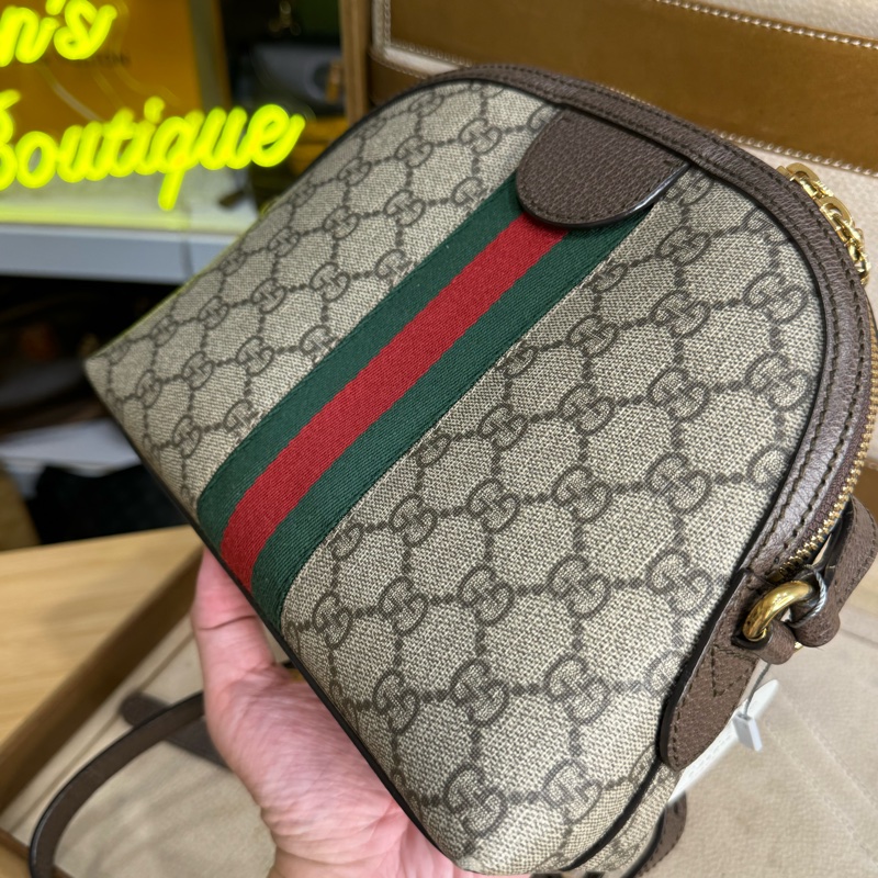 GUCCI Ophidia GG supreme 貝殼包/斜背包🤎近年爆款-9