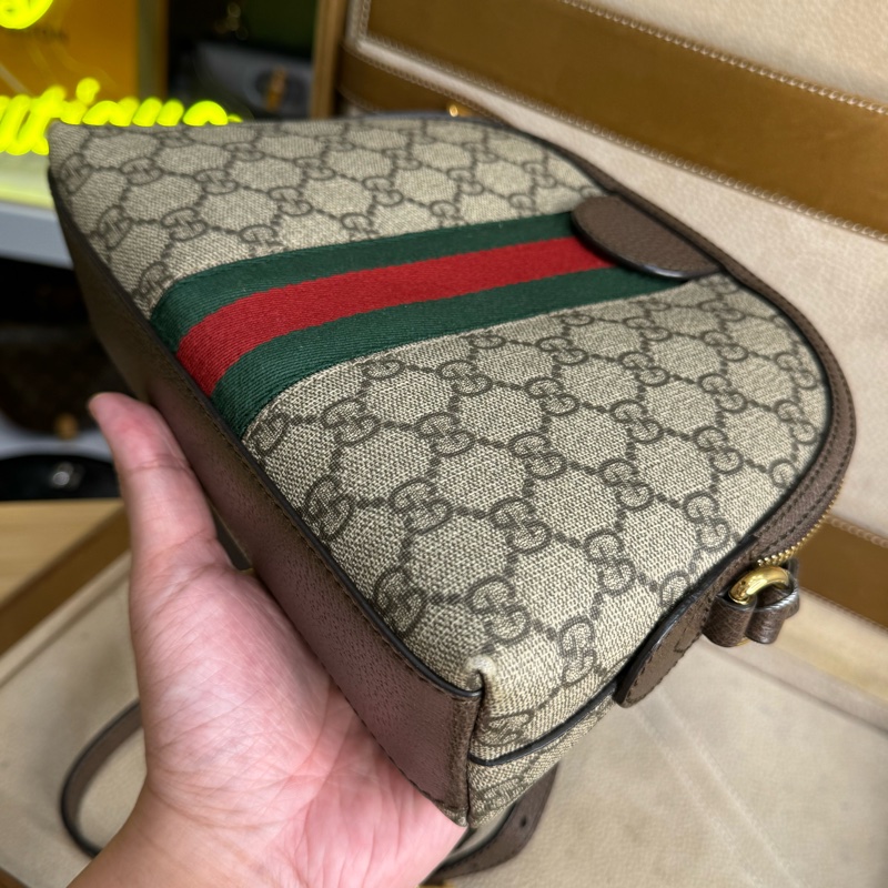 GUCCI Ophidia GG supreme 貝殼包/斜背包🤎近年爆款-10