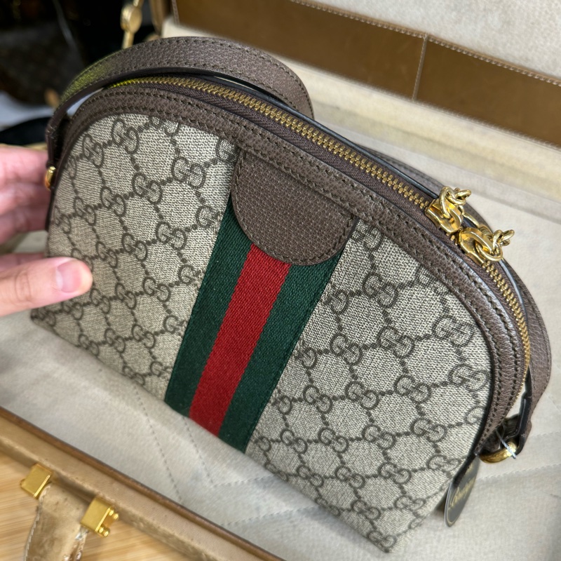GUCCI Ophidia GG supreme 貝殼包/斜背包🤎近年爆款-12