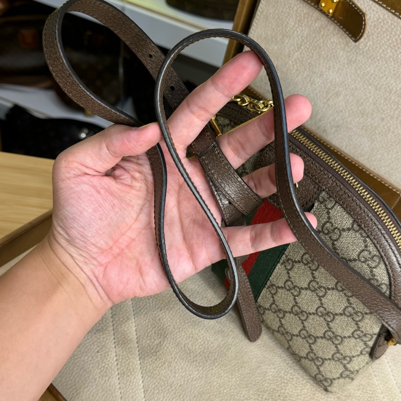 GUCCI Ophidia GG supreme 貝殼包/斜背包🤎近年爆款-18