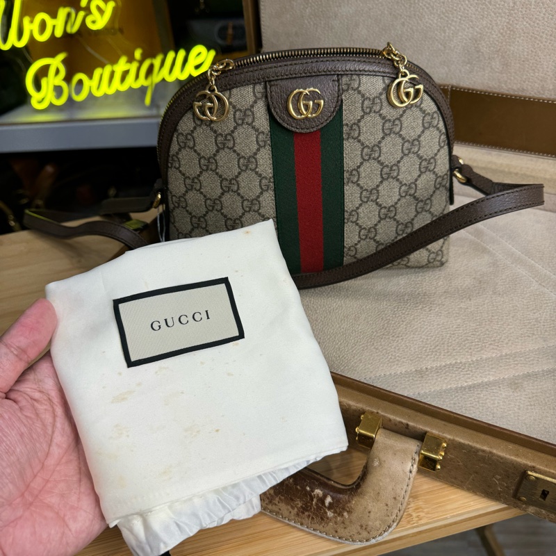 GUCCI Ophidia GG supreme 貝殼包/斜背包🤎近年爆款-22