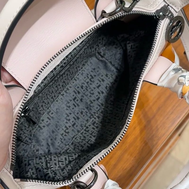 LONGCHAMP LE MINI PLIAGE CUIR系列小羊皮短把兩用水餃包(迷你/櫻花粉)-8