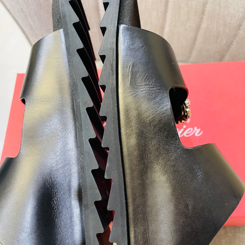 Roger vivier 經典水晶方鑽勃肯拖鞋41號-10