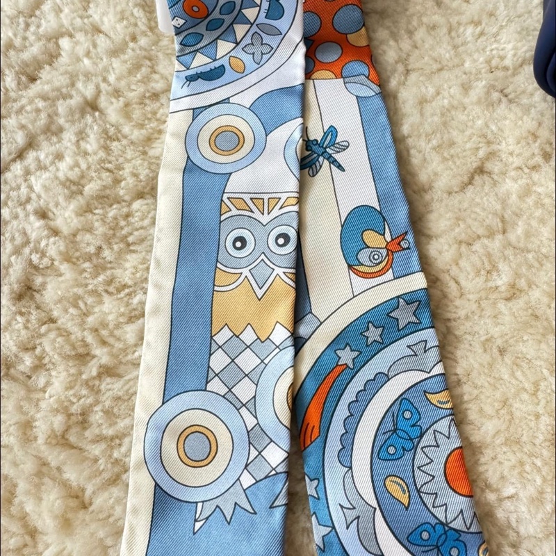 Hermes twilly 可愛貓頭鷹-10