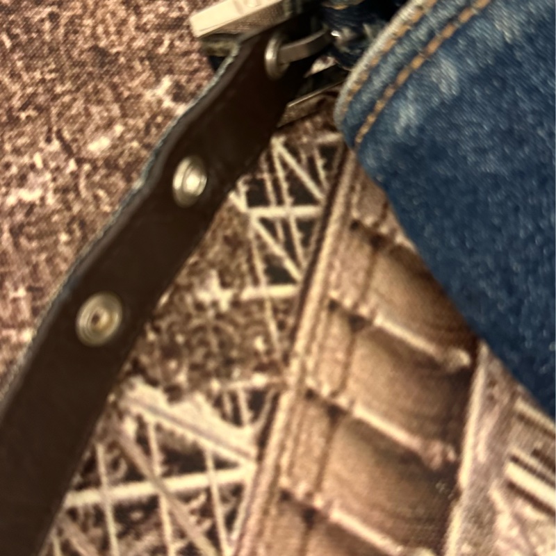 Fendi 少有 牛仔袋/ 肩背包 / 手提包/ lv-15