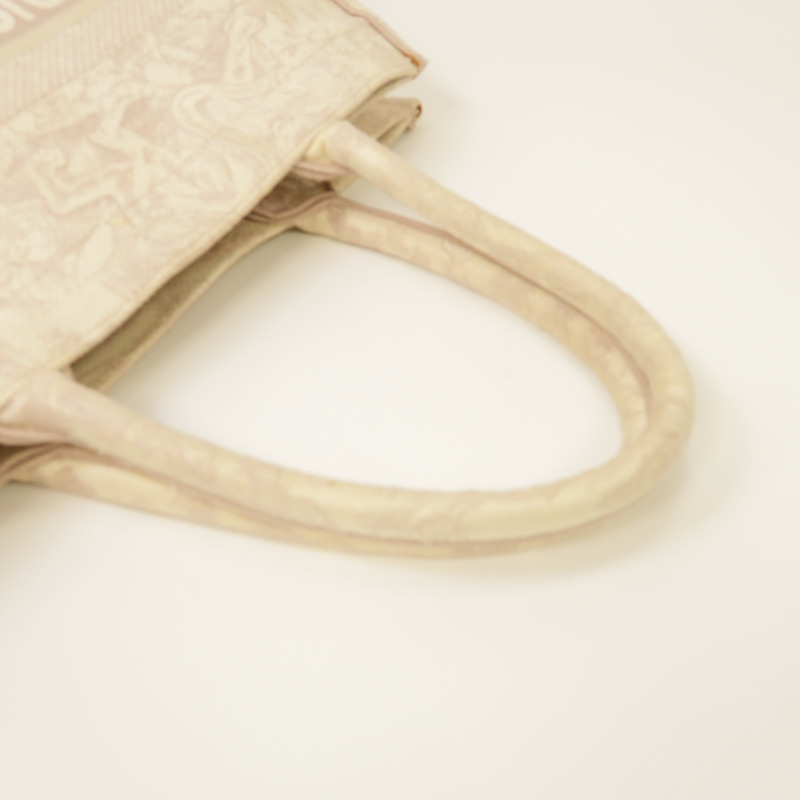 Dior 【激減優惠】帆布Medium Book Tote Bag手挽袋粉紅色-8