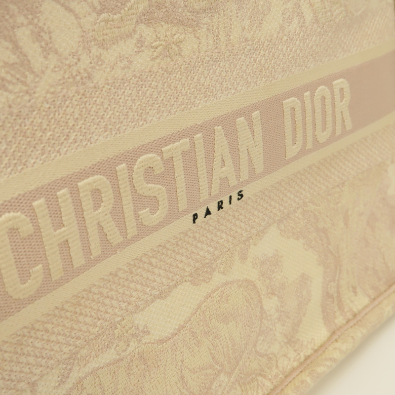 Dior 【激減優惠】帆布Medium Book Tote Bag手挽袋粉紅色-14
