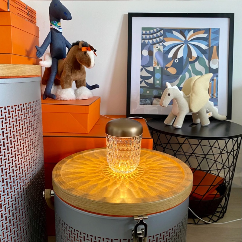 ✨超級難買✨💖Hermes 絕美松果燈 銅色 全新💖-9