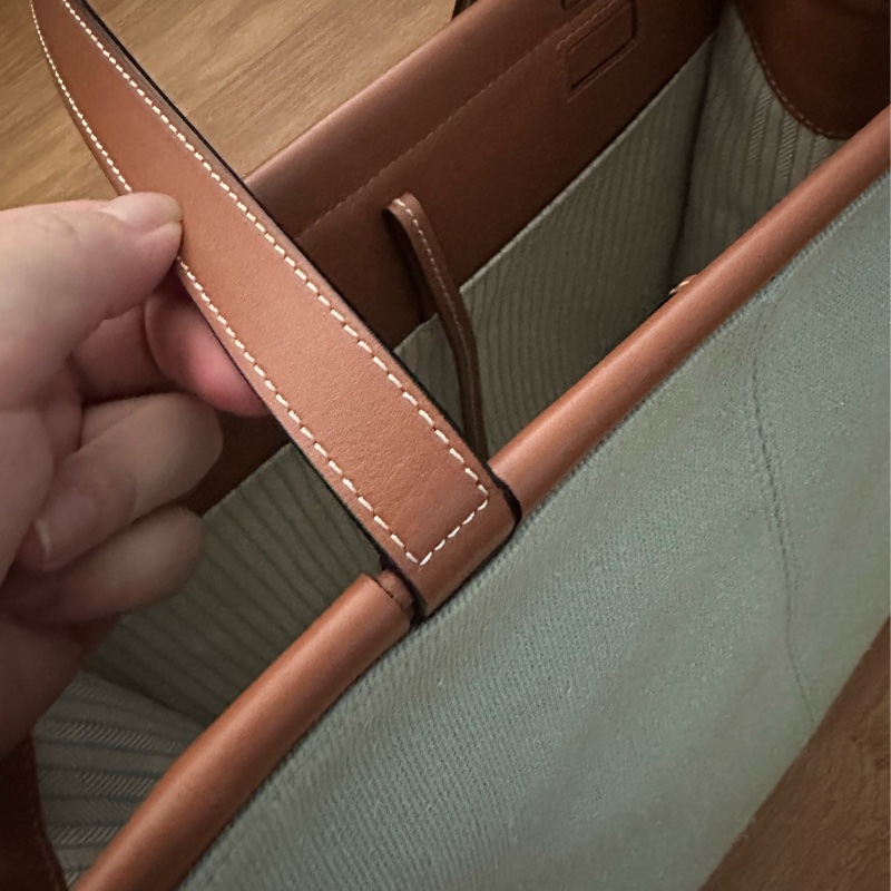 Loewe 托特袋 布面 淺藍色-12