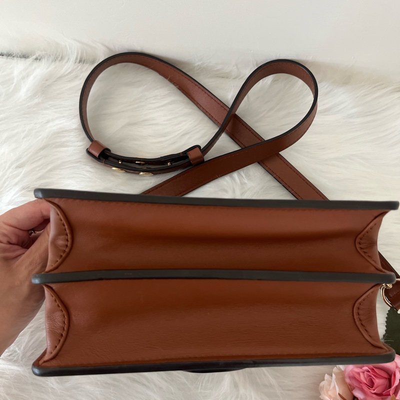 （特定客人已訂）LV M44580 DAUPHINE系列帆Reverse皮革飾邊帆布肩斜背包-7