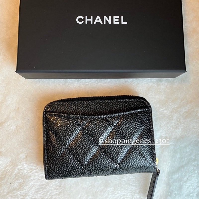 CHANEL 經典三層卡包 黑金 荔枝牛皮❗️尚未抵台-2