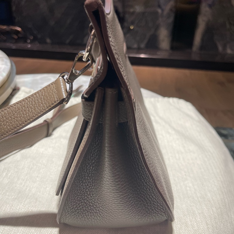 愛馬仕 吉普賽 HERMES Jypsiere 限量双色款 28淺灰色+深灰色-3