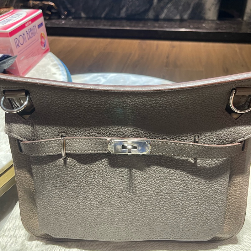 愛馬仕 吉普賽 HERMES Jypsiere 限量双色款 28淺灰色+深灰色-10