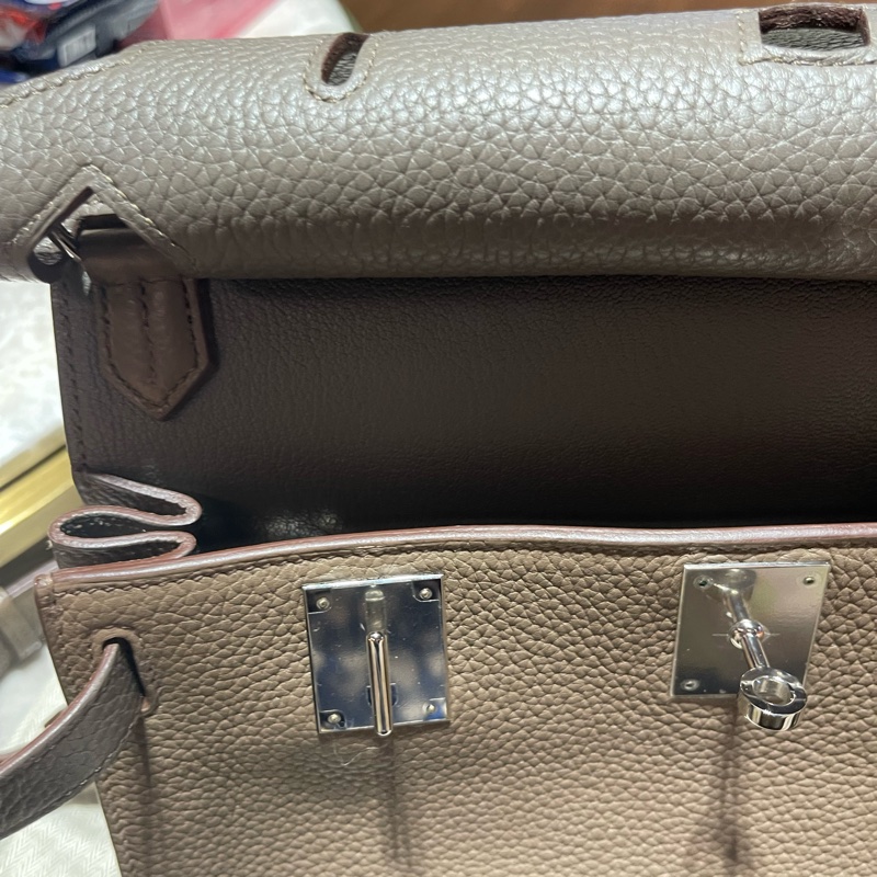 愛馬仕 吉普賽 HERMES Jypsiere 限量双色款 28淺灰色+深灰色-13