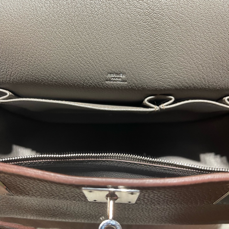 愛馬仕 吉普賽 HERMES Jypsiere 限量双色款 28淺灰色+深灰色-14