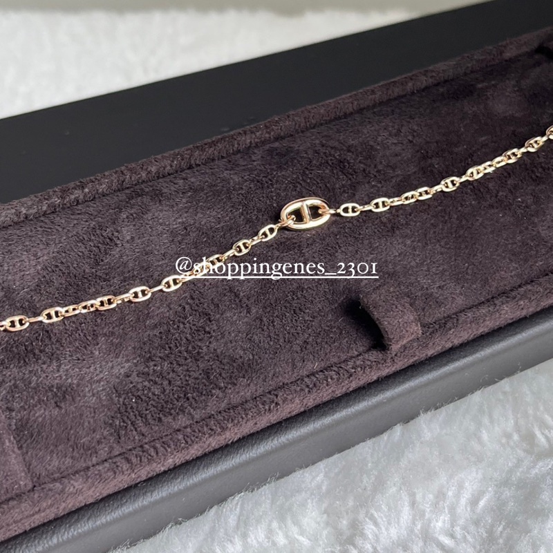 愛馬仕 豬鼻手鍊 尺寸 SH 玫瑰K金❗️尚未抵台-1